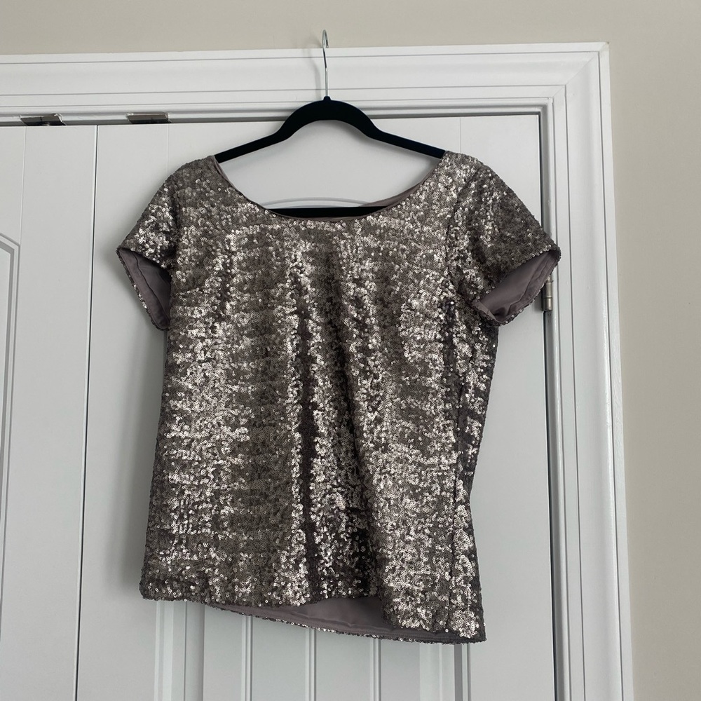Banana Republic Heritage sequin top size Small